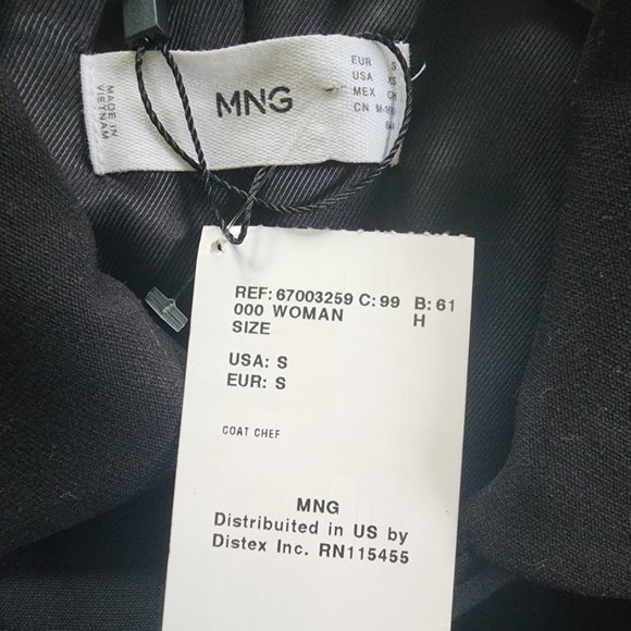 Mango - Straight-cut coat (Small) - Picture 4 of 4